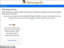 Sites similar to horoscopo.bo