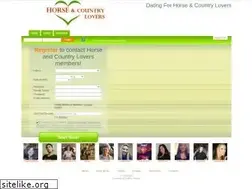 Sites similar to horseandcountrylovers.com