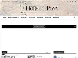 Sites similar to horseandponymag.com