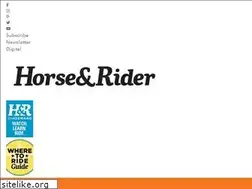 Sites similar to horseandrider.com