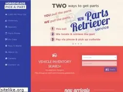 Sites similar to horseheadspickapart.com