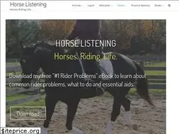 Sites similar to horselistening.com