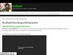 Sites similar to horseplayusa.com