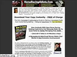Sites similar to horseracing4idiots.com