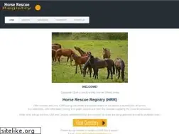 Sites similar to horserescueregistry.org