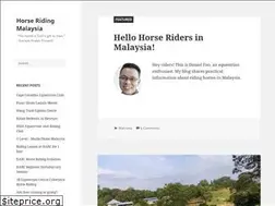 Sites similar to horseridingmalaysia.com