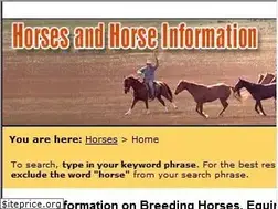 Sites similar to horses-and-horse-information.com