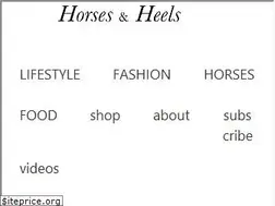 Sites similar to horsesandheels.com