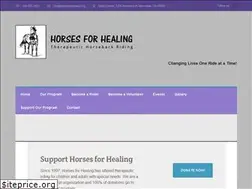 Sites similar to horsesforhealing.org