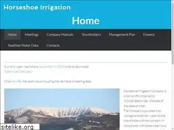 Sites similar to horseshoeirrigation.com