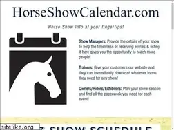 Sites similar to horseshowcalendar.com
