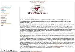 Sites similar to horseworlddata.com