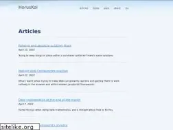 Sites similar to horuskol.net
