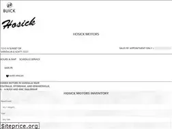 Sites similar to hosick-motors.com