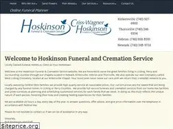 Sites similar to hoskinsonfuneral.com
