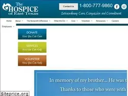Sites similar to hospiceofeasttexas.org