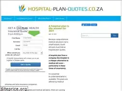 Sites similar to hospital-plan-quotes.co.za
