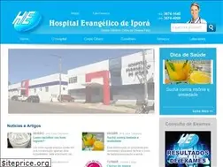 Sites similar to hospitalevangelicoipora.com.br