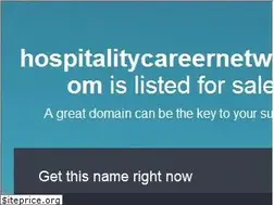 Sites similar to hospitalitycareernetwork.com