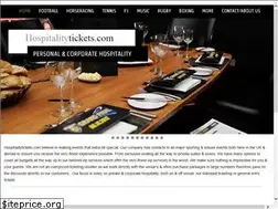 Sites similar to hospitalitytickets.com