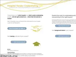 Sites similar to hospitalvendorcredentialing.com