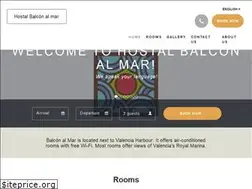 Sites similar to hostalbalconalmar.es