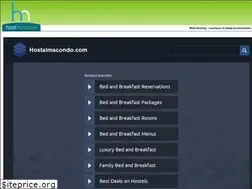 Sites similar to hostalmacondo.com