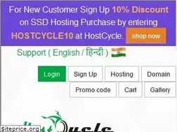 Sites similar to hostcycle.in