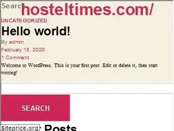 Sites similar to hosteltimes.com