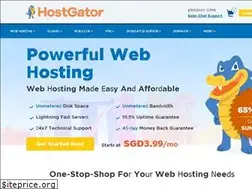 Sites similar to hostgator.sg