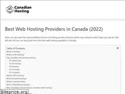 Sites similar to hosting-canada.ca