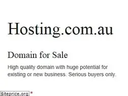 Sites similar to hosting.com.au