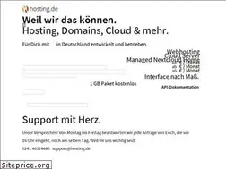 Sites similar to hosting.de
