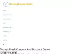Sites similar to hostingcouponspot.com