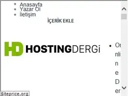 Sites similar to hostingdergi.com.tr