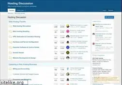 Sites similar to hostingdiscussion.com