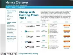 Sites similar to hostingobserver.com
