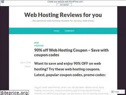 Sites similar to hostingreviewsforyou.wordpress.com