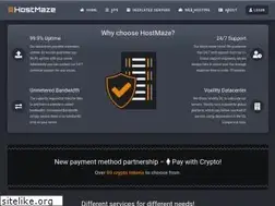Sites similar to hostmaze.com