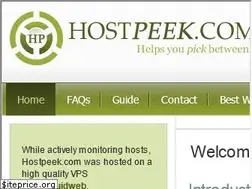 Sites similar to hostpeek.com