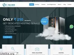 Sites similar to hosttheweb.in