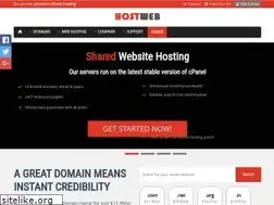 Sites similar to hostweb.com