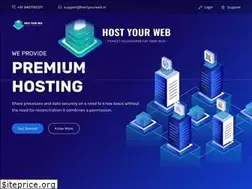 Sites similar to hostyourweb.in