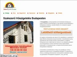 Sites similar to hoszigeteles-auracolor.hu