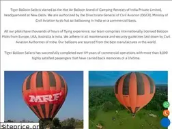 Sites similar to hotairballooninginindia.com