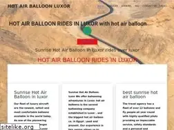 Sites similar to hotairballoonsinluxor.com