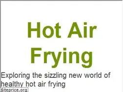 Sites similar to hotairfrying.com