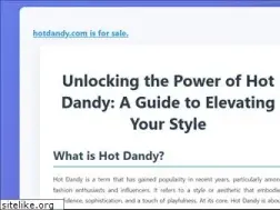 Sites similar to hotdandy.com