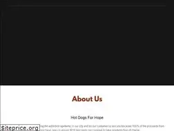 Sites similar to hotdogsforhope.com