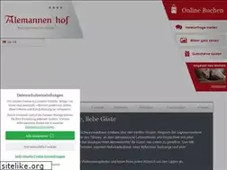 Sites similar to hotel-alemannenhof.de